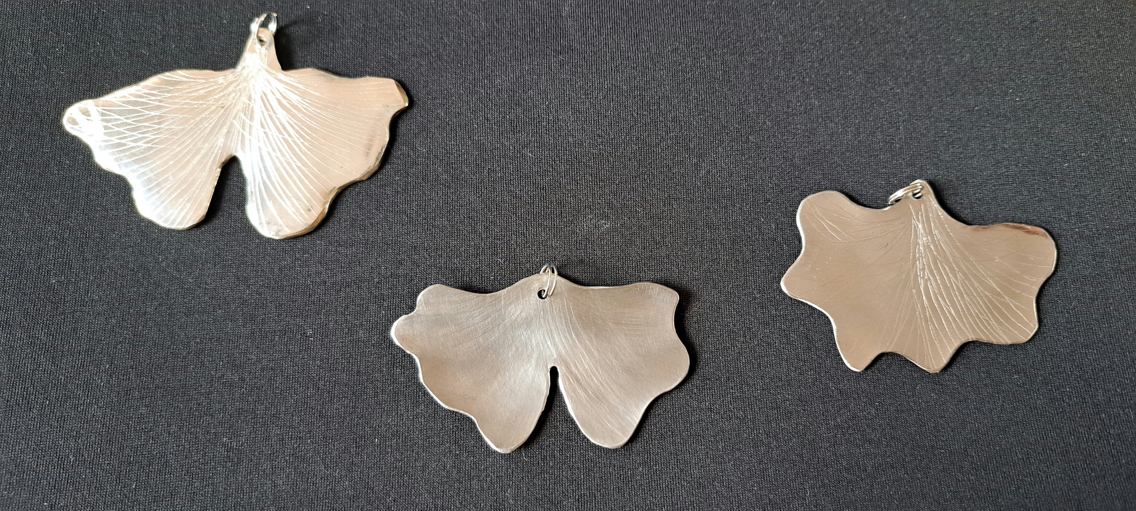 Ginkgoblad hangers — KritterZ bestekkunst