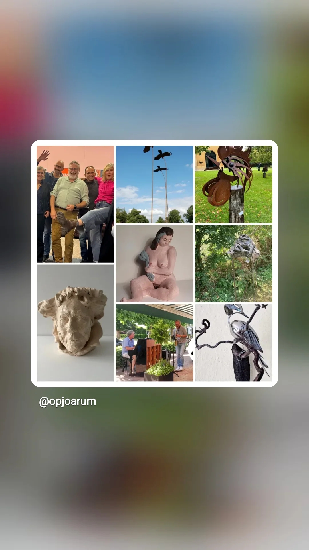 Kunst en Wijn bij Op Joarum